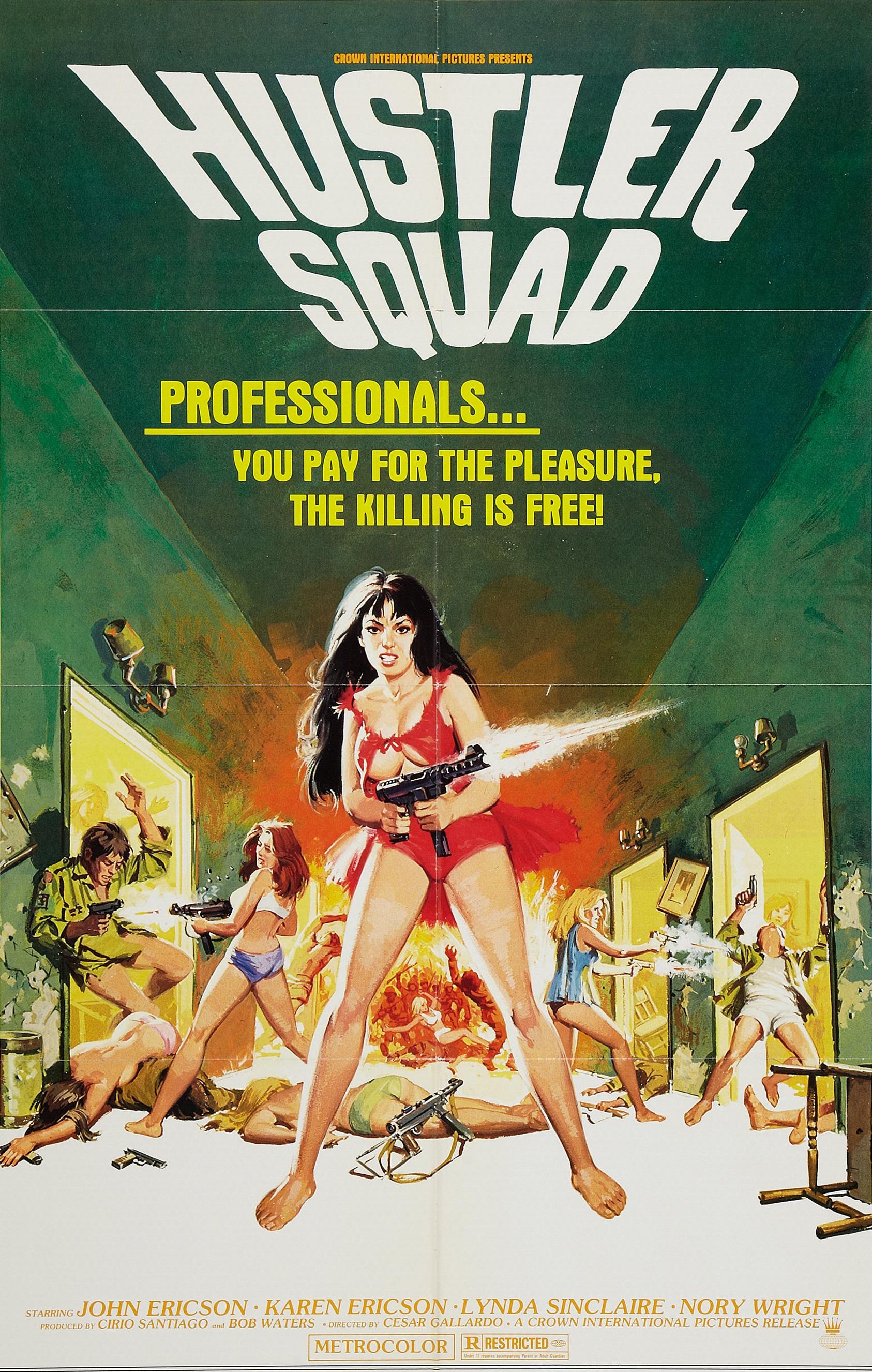 Hustler Squad poster - similar to The Spy Who Loved Me