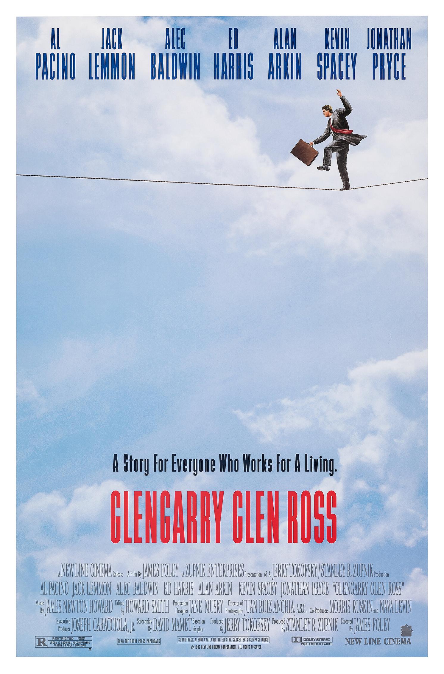Glengarry Glen Ross poster - similar to Reservoir Dogs