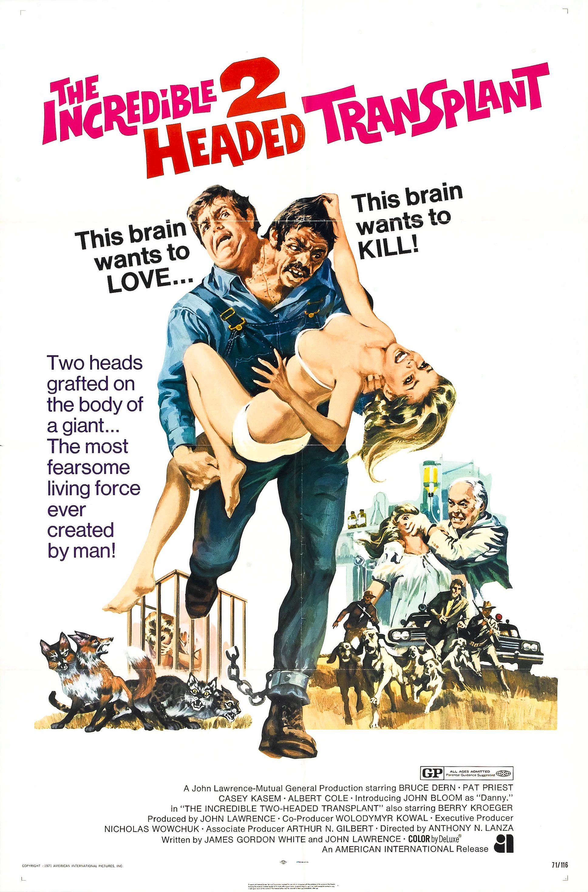 The Incredible 2-Headed Transplant - like Sleeper but scarier