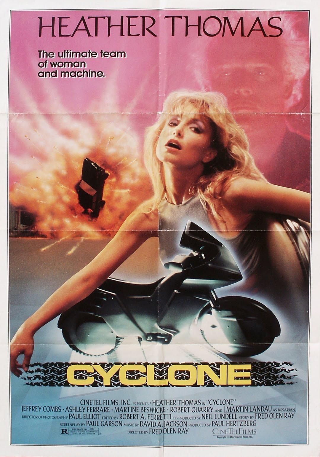 Cyclone poster - similar to La Casa Que Arde de Noche