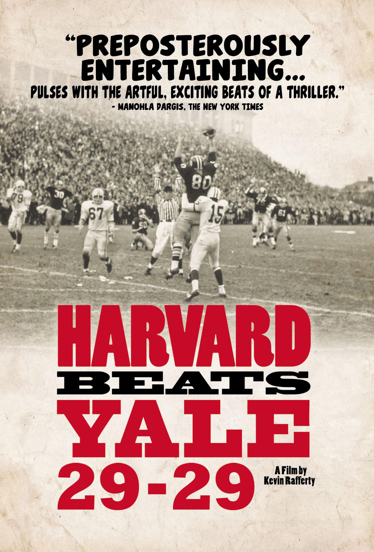 Harvard Beats Yale 29-29 poster - similar to Hoarders