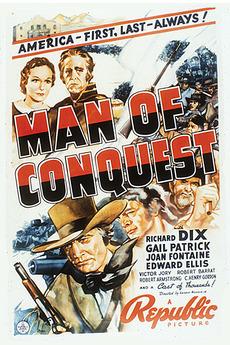 Man of Conquest poster - similar to The Spanish Earth