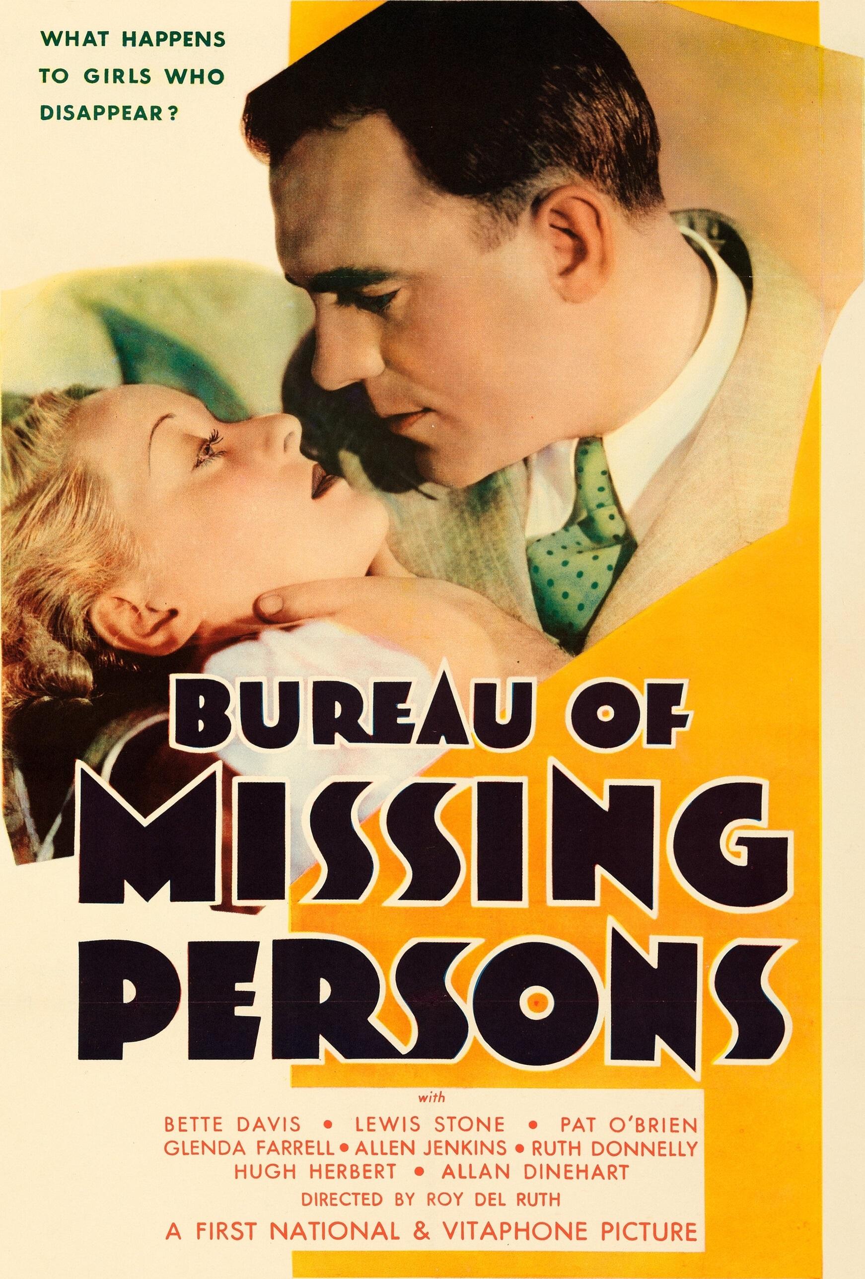 Bureau of Missing Persons poster