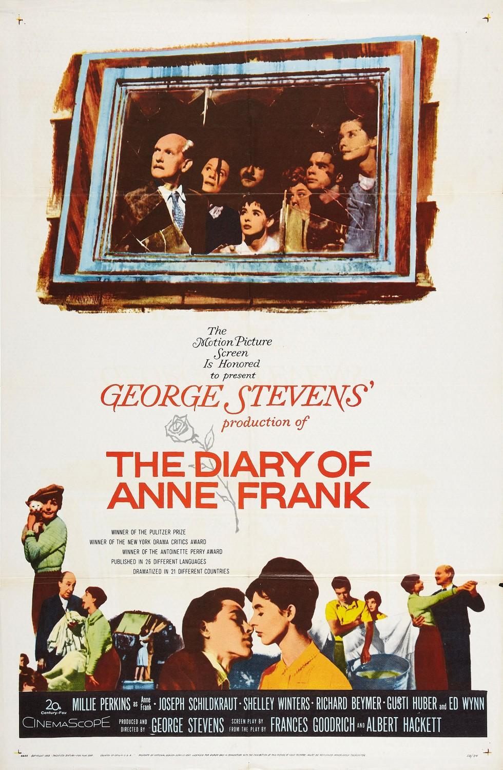 The Diary of Anne Frank - like The Young Lions but lighter