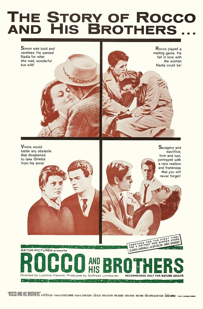 Rocco and His Brothers poster - similar to Experiment in Terror