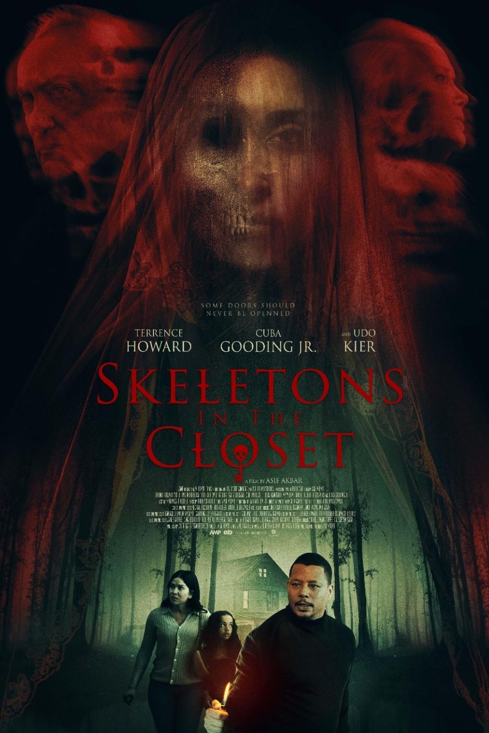 Skeletons in the Closet poster - similar to Cloudy with a Chance of Christmas