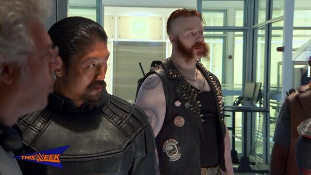 Sheamus takes you onto the set of "Teenage Mutant Ninja Turtles" background
