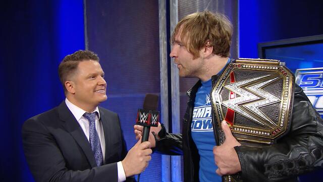 WWE Network: WWE Champion Dean Ambrose responds to getting drafted to SmackDown background