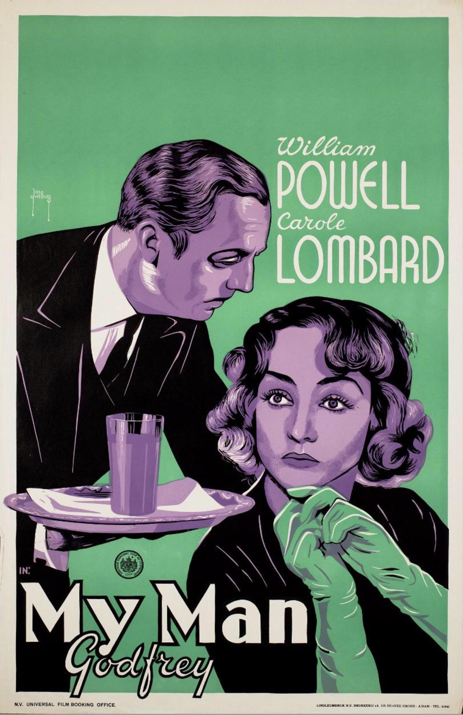 My Man Godfrey poster - similar to Wedding Present