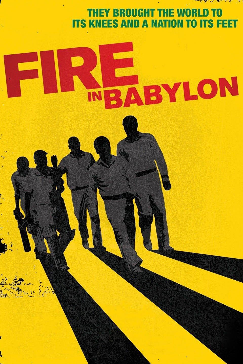Fire in Babylon poster - similar to Nénette