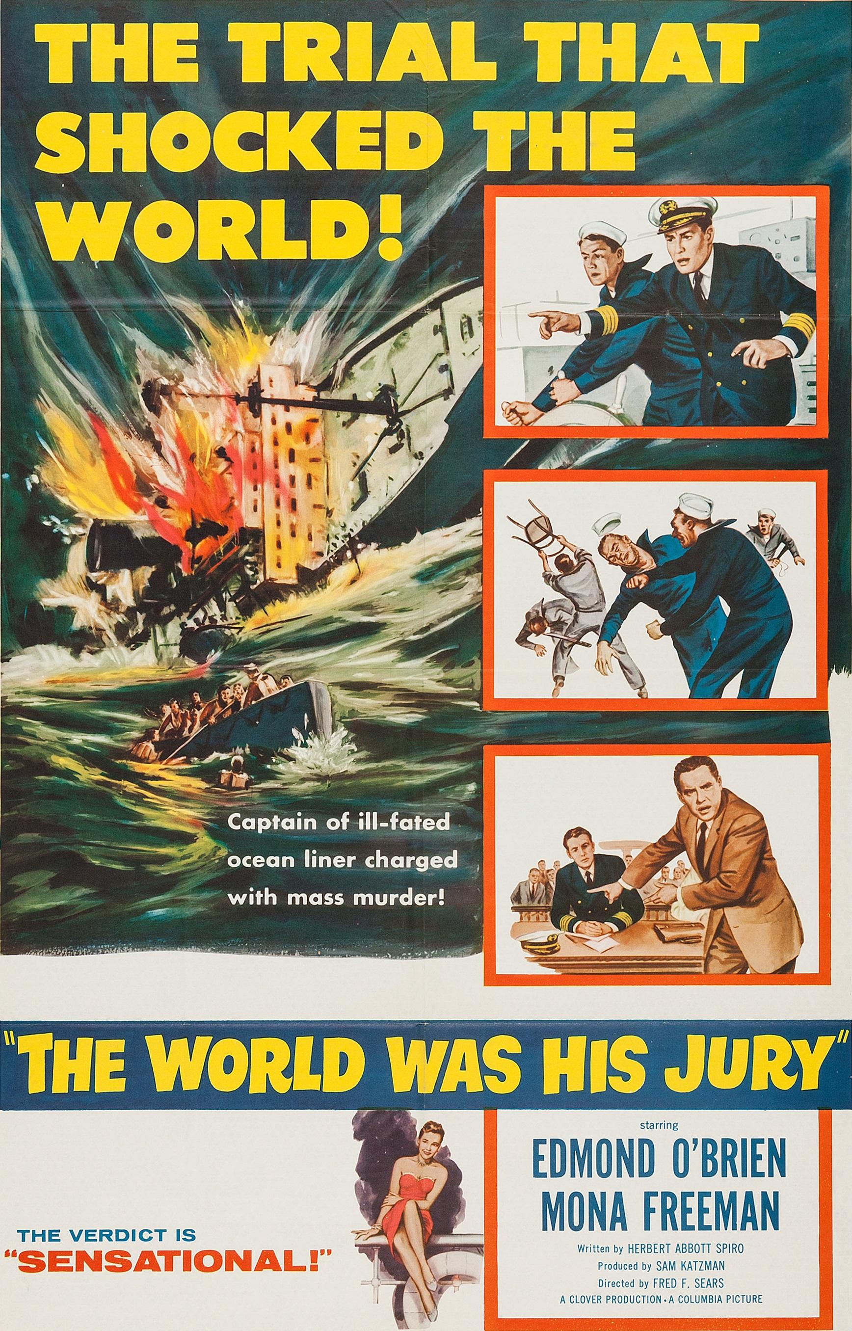 The World Was His Jury poster - similar to The Deerslayer