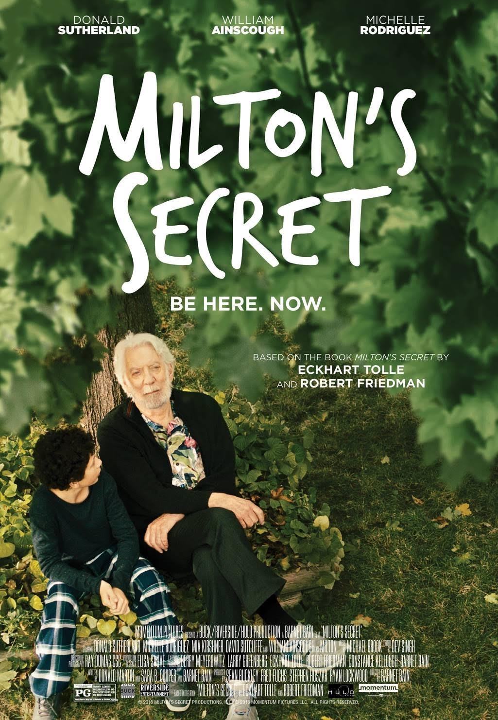 Milton's Secret poster - similar to Age of Summer