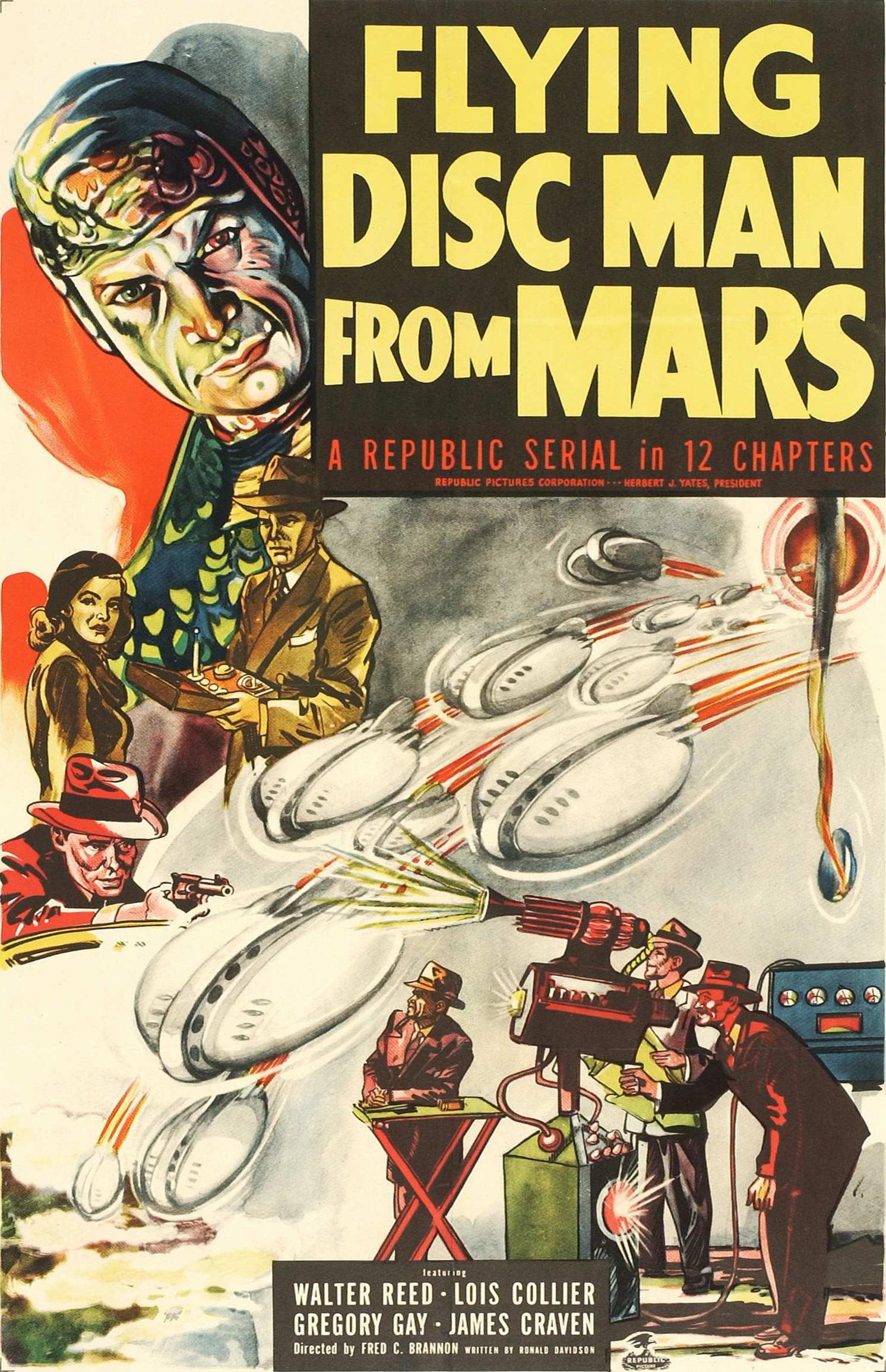 Flying Disc Man from Mars - like Two Lost Worlds but darker