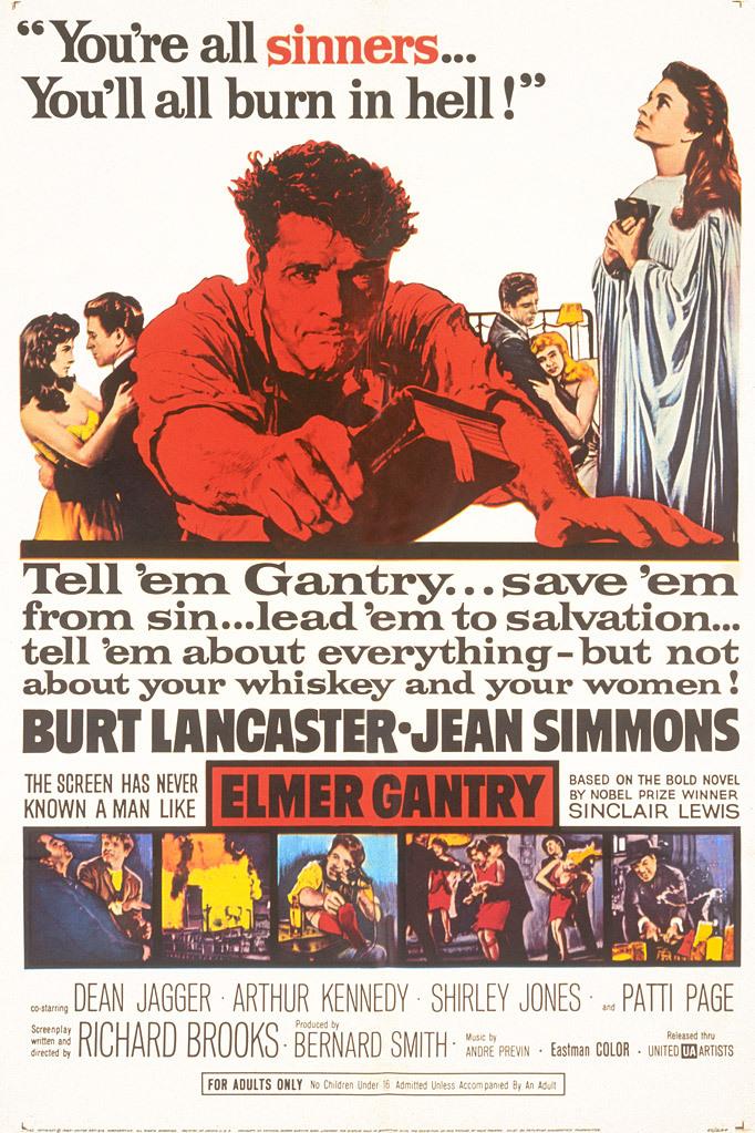 Elmer Gantry poster - similar to The Alamo