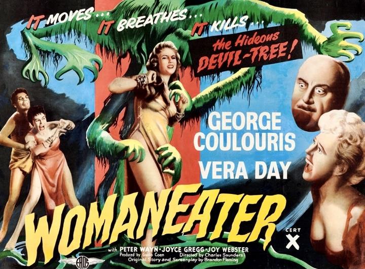 The Woman Eater poster - similar to Night of the Ghouls