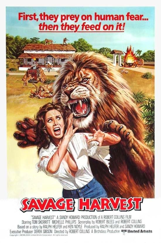 Savage Harvest poster - similar to White Cannibal Queen