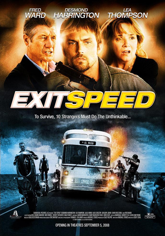 Exit Speed poster - similar to Living the Lie