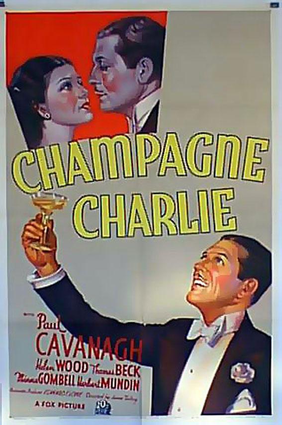 Champagne Charlie poster - similar to The Painted Veil
