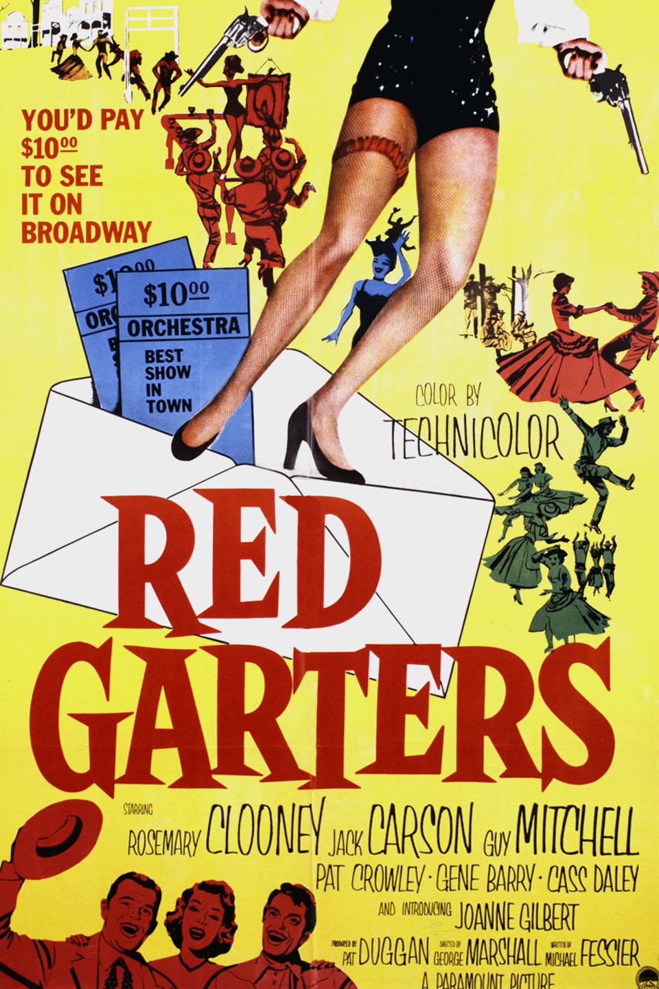 Red Garters poster - similar to The Five-Thousand Fingers of Dr. T.