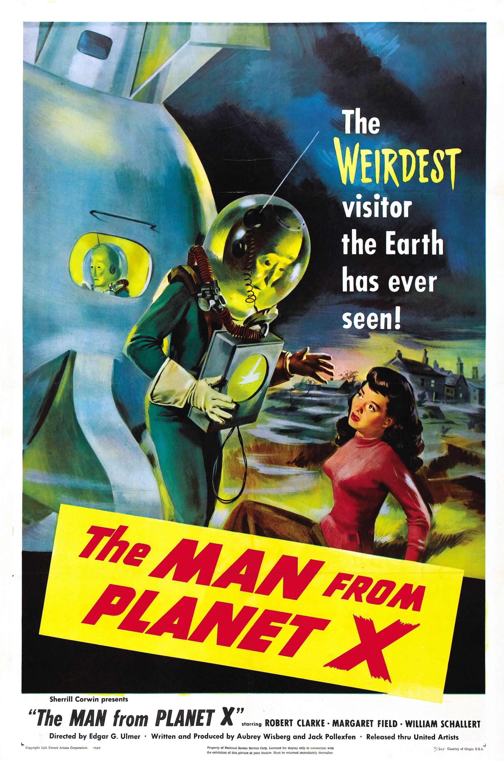 The Man from Planet X poster - similar to 3000 A.D.