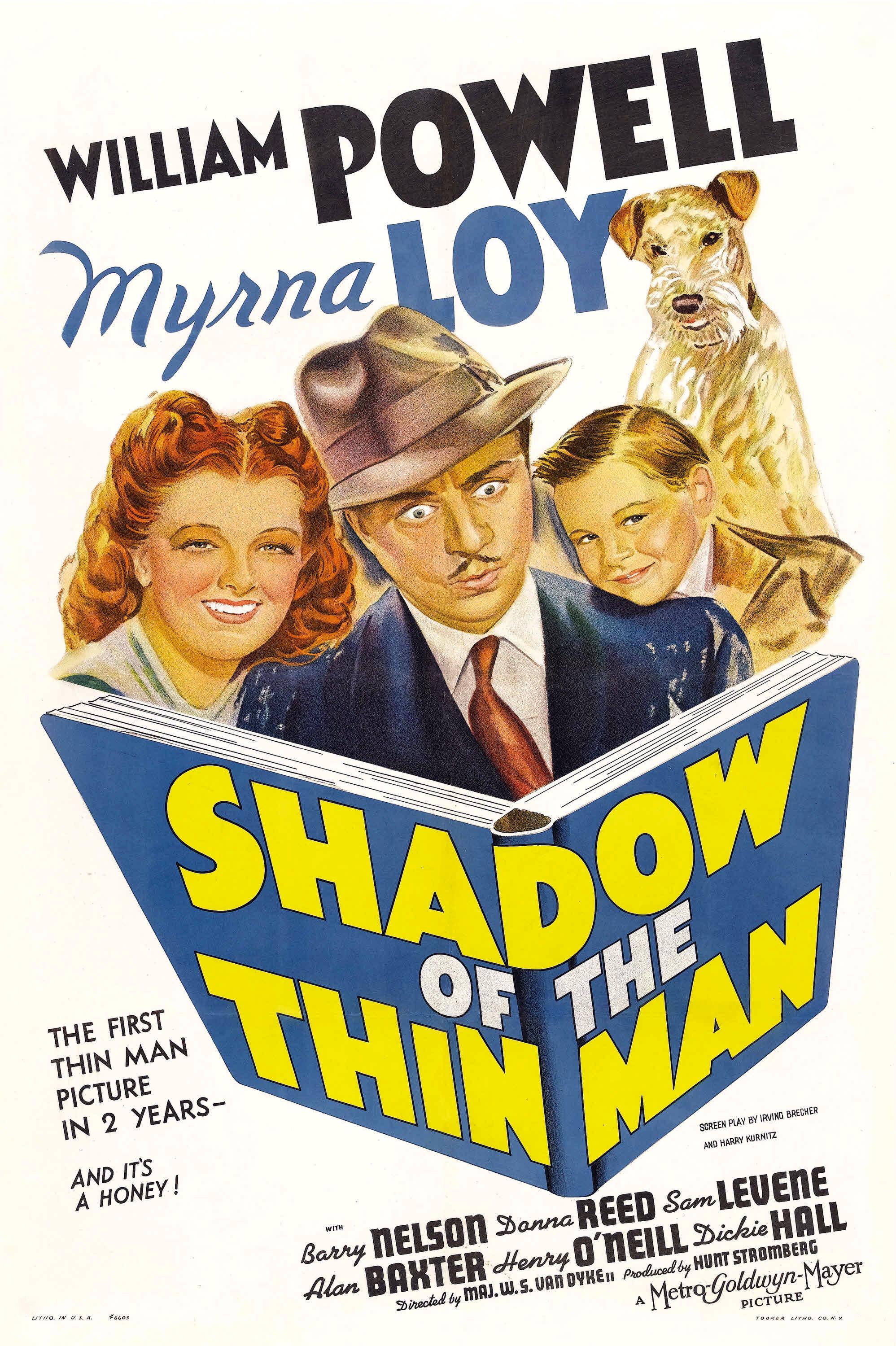 Shadow of the Thin Man poster - similar to Earthbound