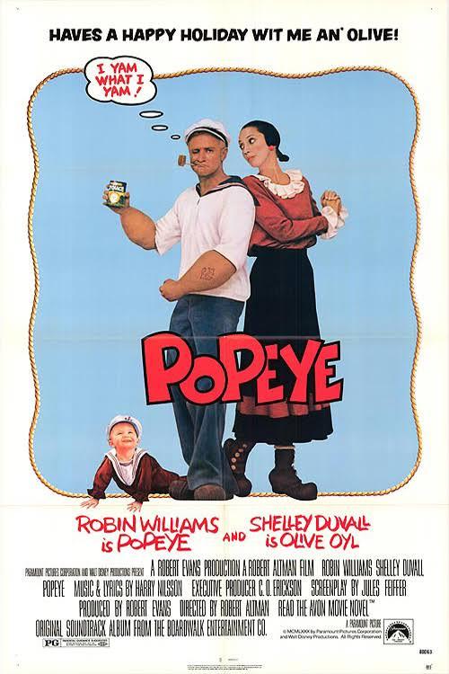 Popeye poster - similar to Patch Adams