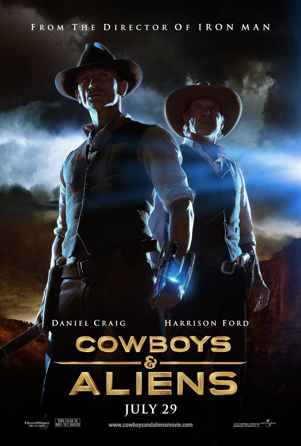 Cowboys & Aliens poster - similar to Good