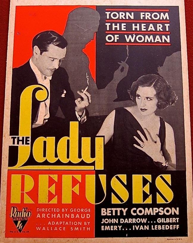 The Lady Refuses - like Frankenstein but lighter