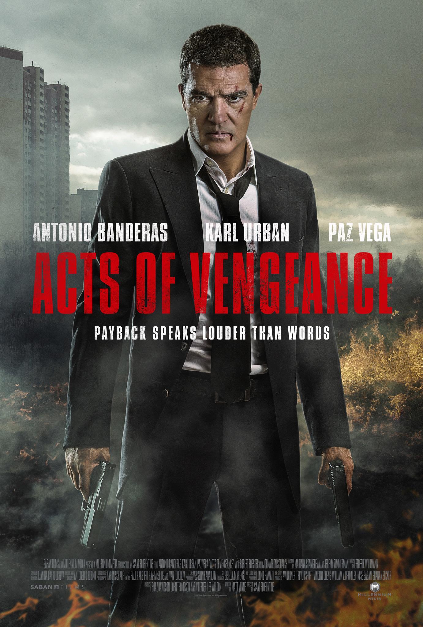 Acts of Vengeance poster - similar to Blue Ridge: The Series