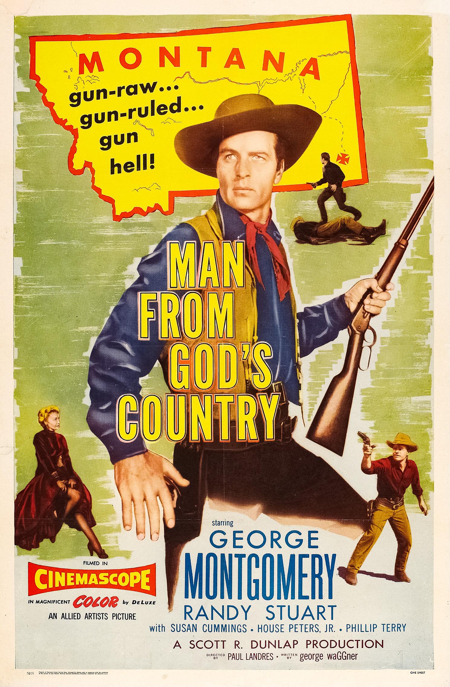Man from God's Country poster - similar to The Thick-Walled Room