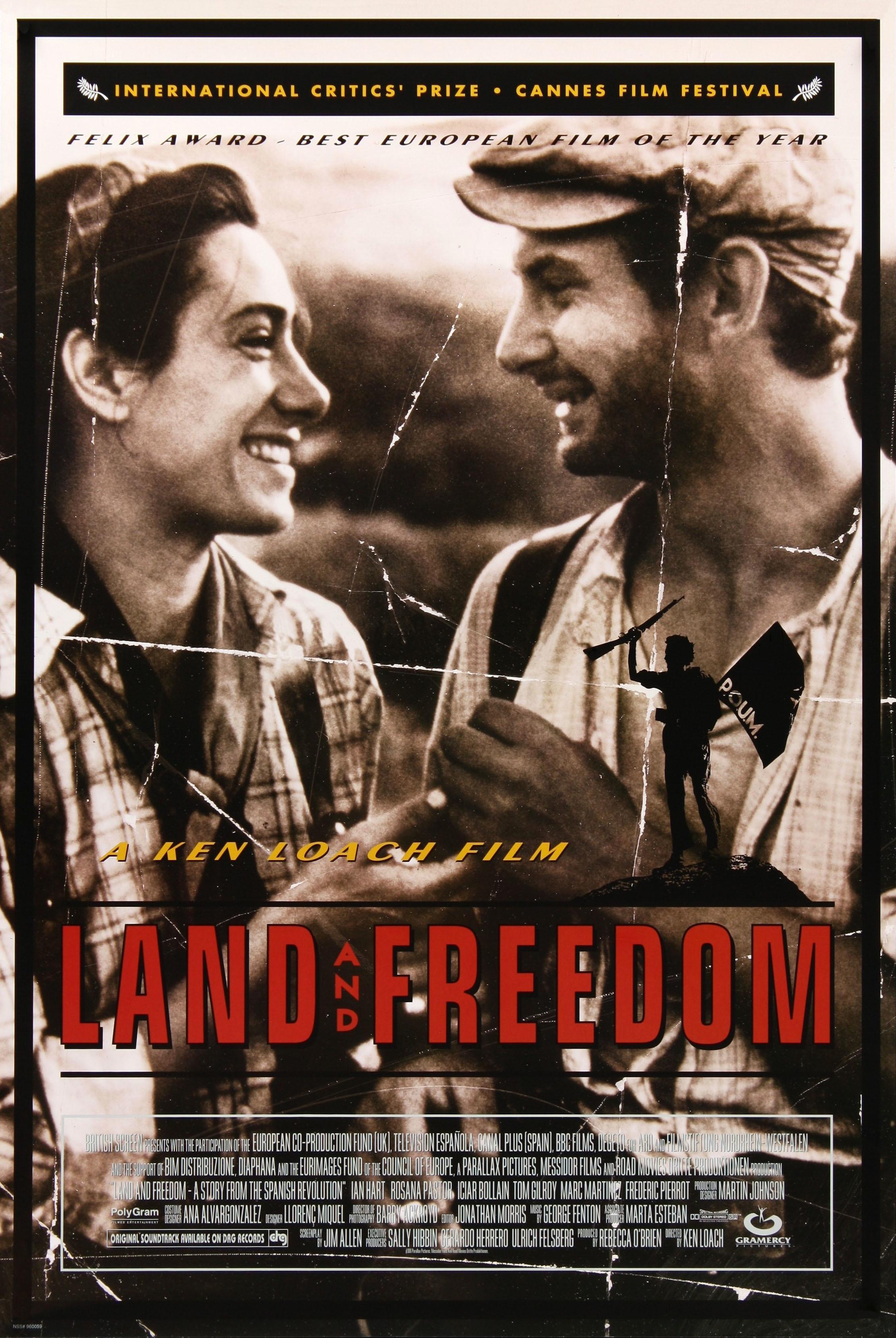 Land and Freedom poster - similar to Trinity and Beyond: The Atomic Bomb Movie