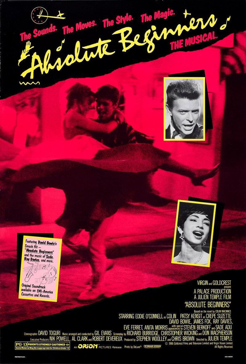 Absolute Beginners poster - similar to Jimi Plays Monterey