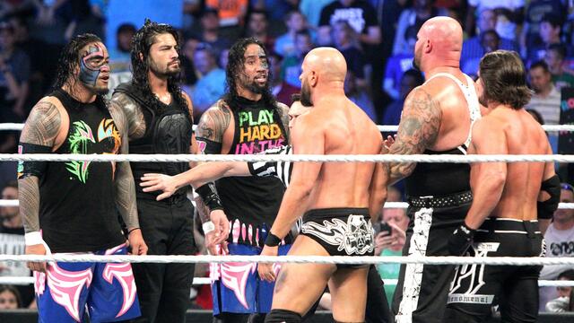 Roman Reigns & The Usos vs. AJ Styles, Gallows & Anderson - Six-Man Tag Team Match: SmackDown, May 5, 2016