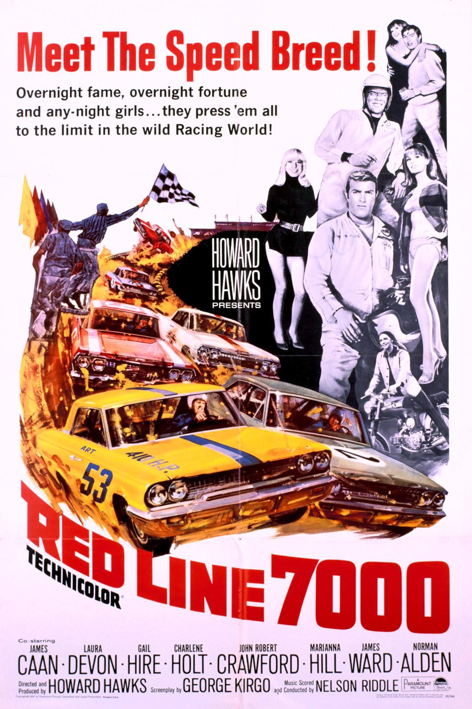 Red Line 7000 poster - similar to Tokyo Olympiad