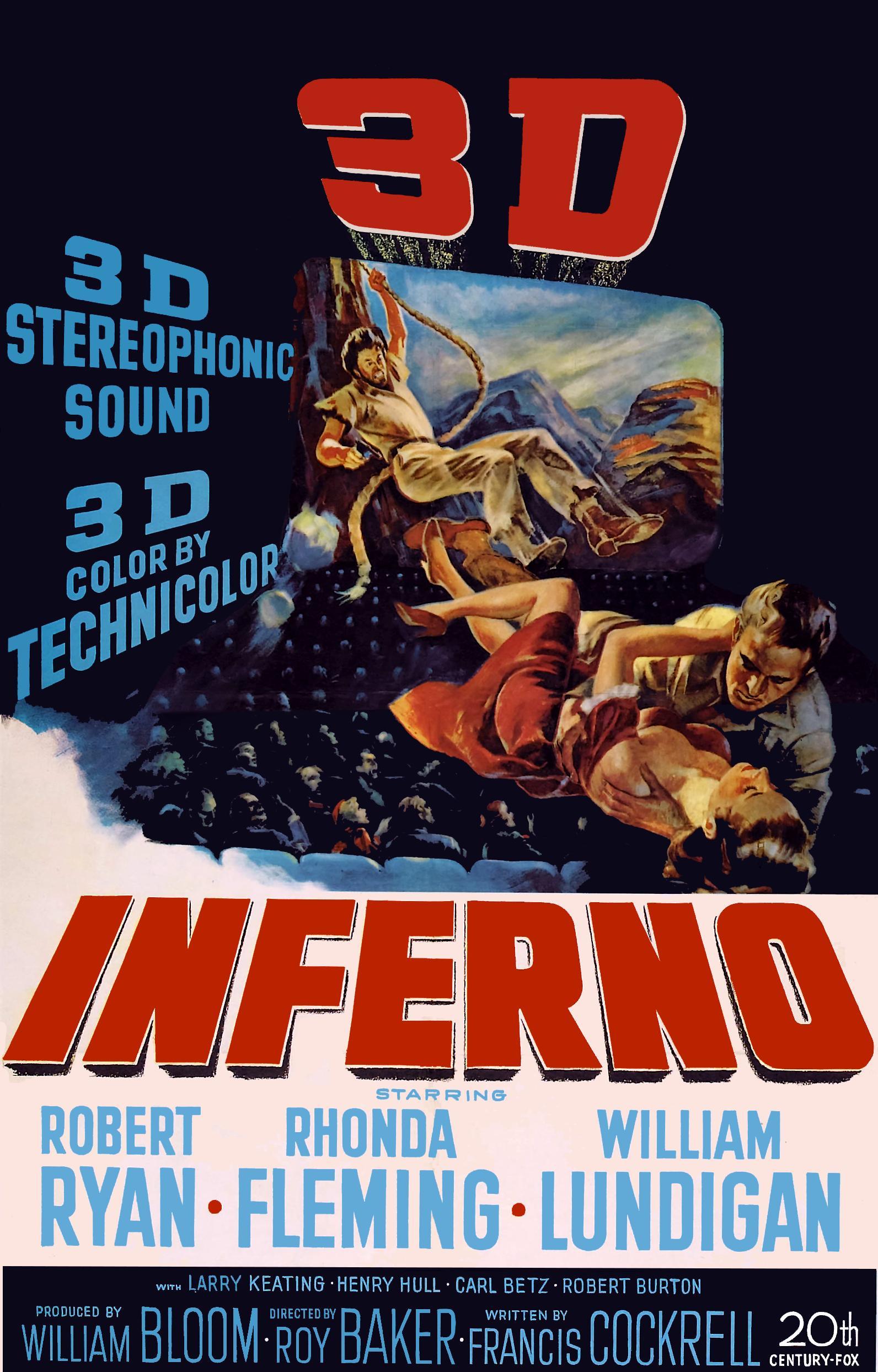 Inferno poster - similar to Mr. Denning Drives North
