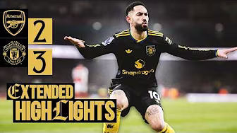 CUNHA WINS IT! 🏄🤩 | Arsenal 2-3 Man Utd | EXTENDED Highlights