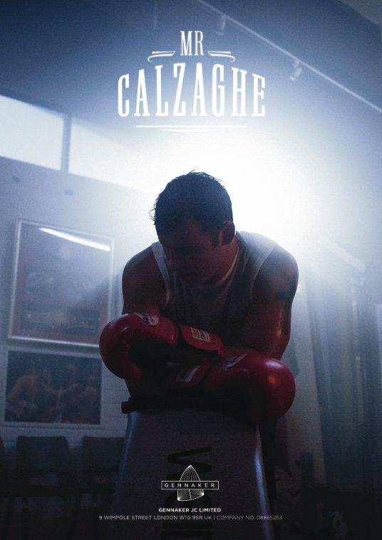 Mr Calzaghe poster - similar to Tyson