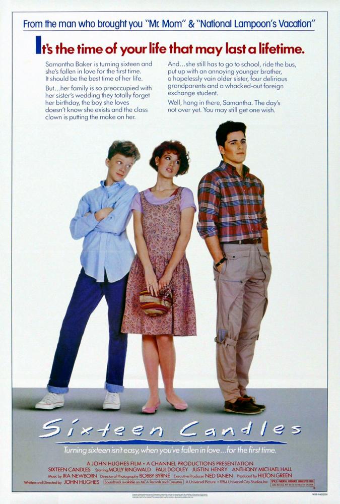 Sixteen Candles - like Teen Wolf but shorter