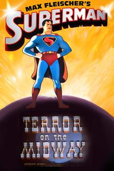 Superman: Terror on the Midway poster - similar to Swedes in America