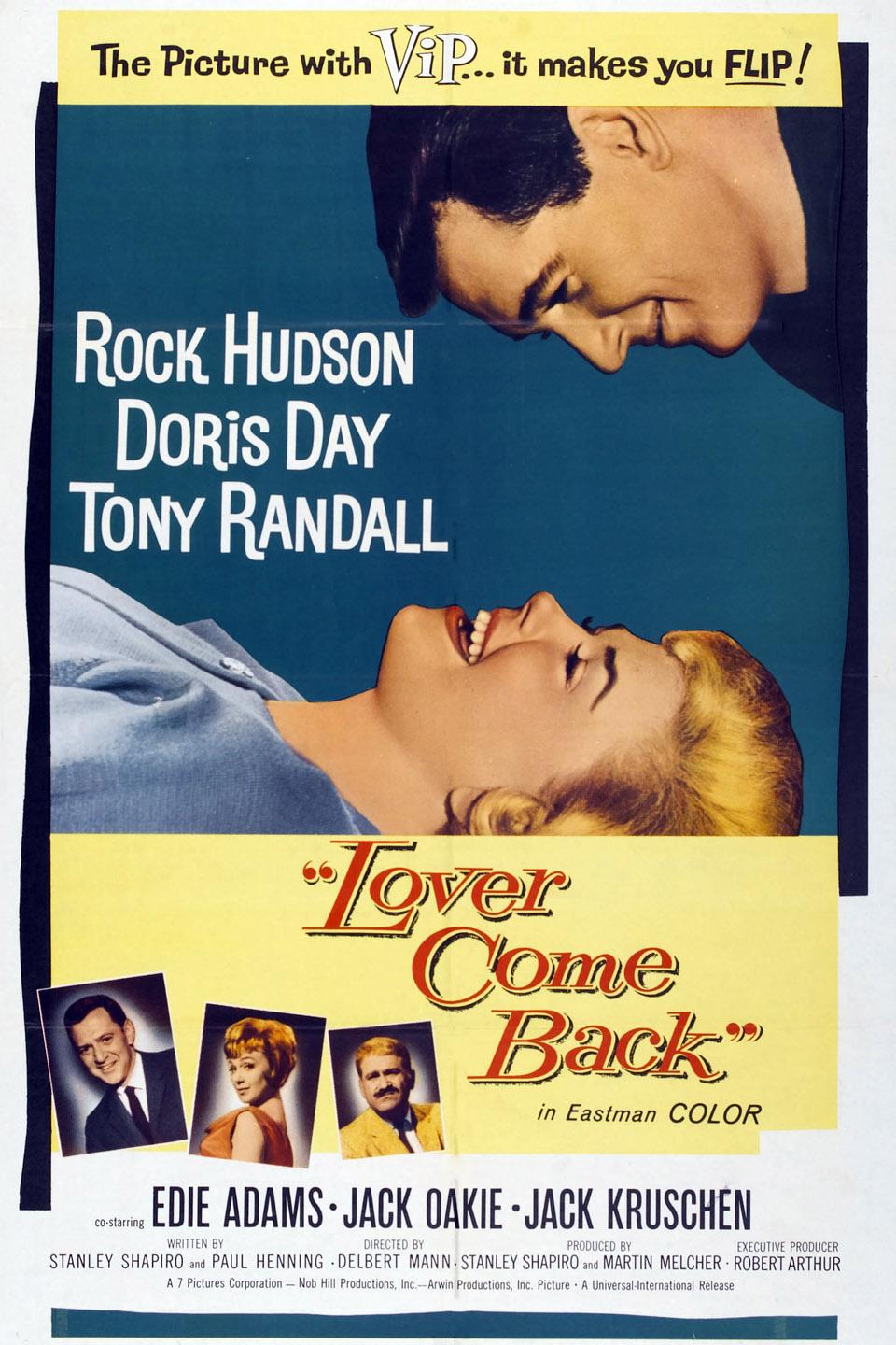 Lover Come Back poster - similar to Come Back, Africa