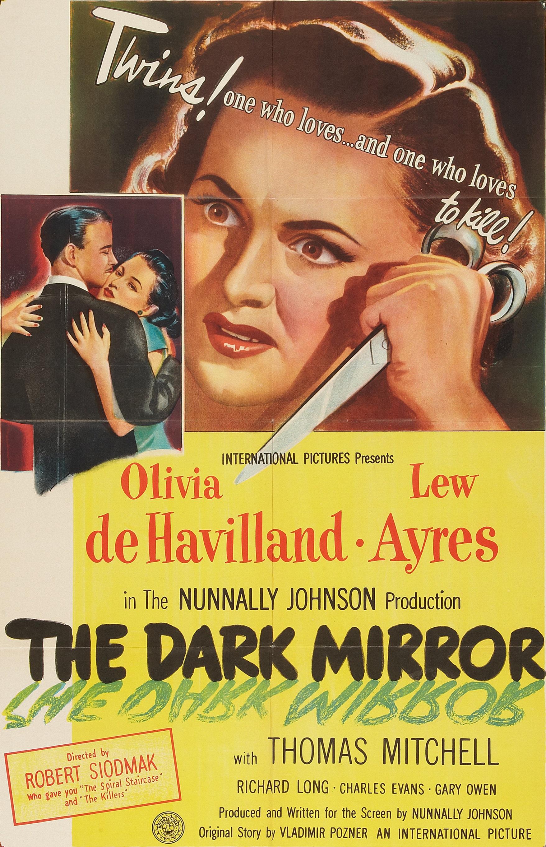 The Dark Mirror - like Monsieur Verdoux but shorter