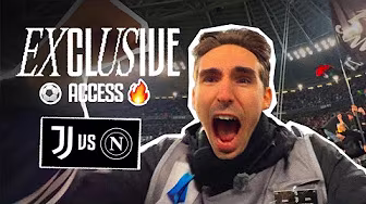 JUVENTUS-NAPOLI from Pitchside | The Match Seen from an Exclusive Angle 🎥⚽