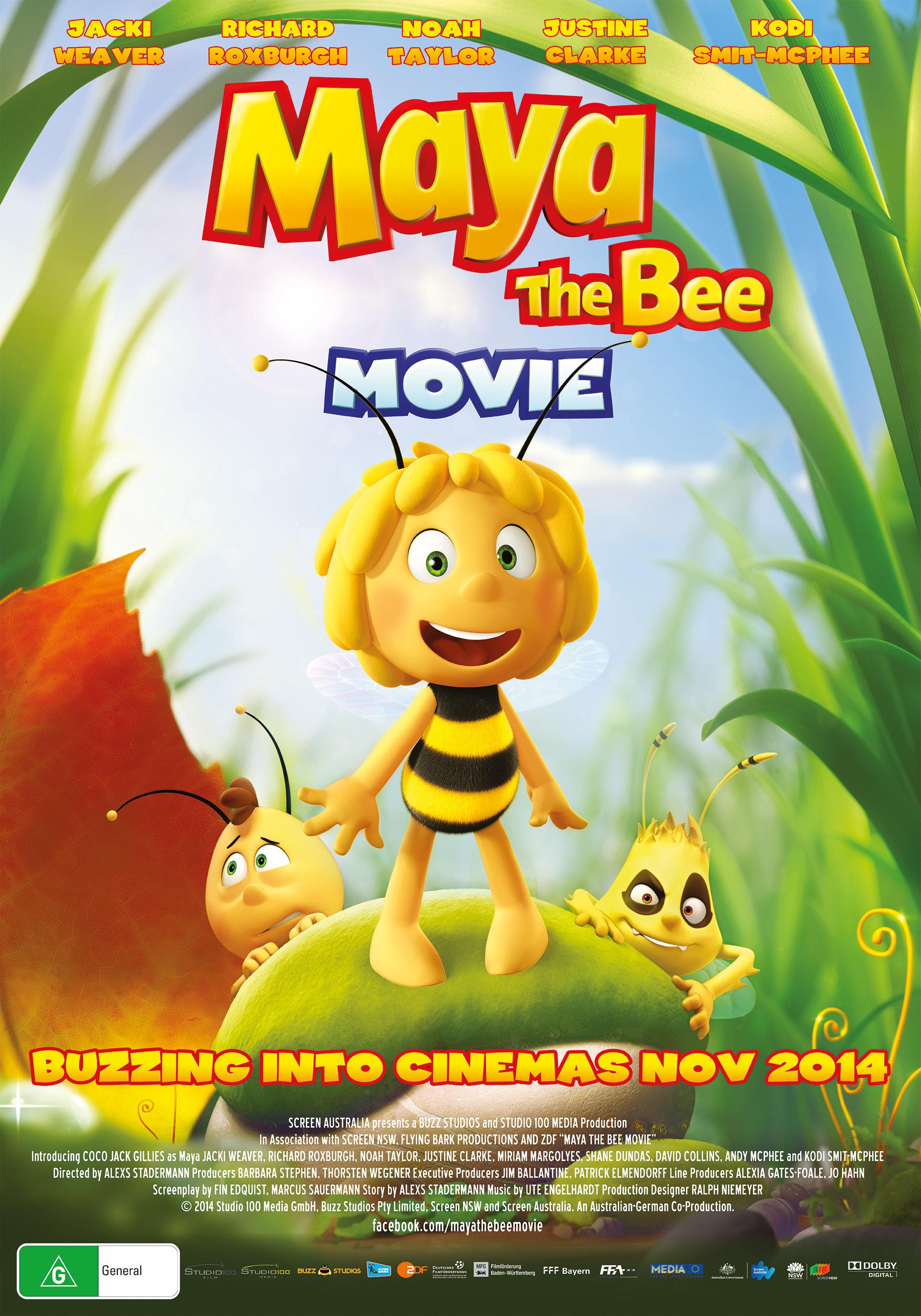 Maya the Bee Movie poster - similar to My Hero Academia