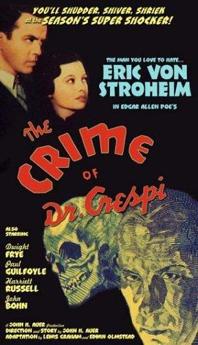 The Crime of Doctor Crespi poster - similar to The Triumph of Sherlock Holmes