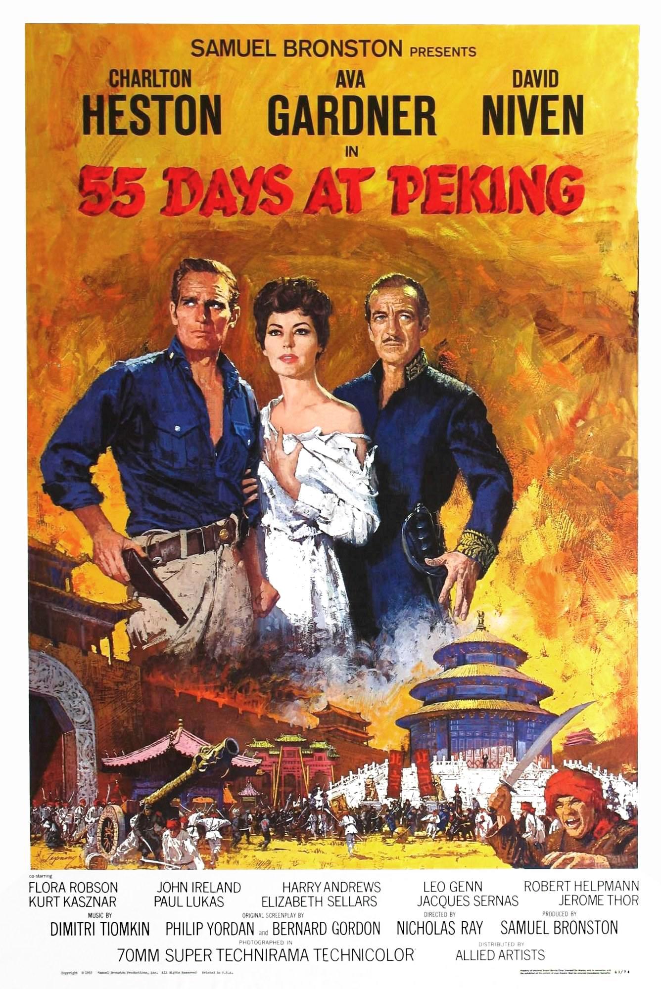 55 Days at Peking poster - similar to The Hook
