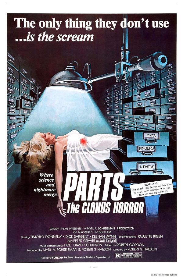 The Clonus Horror poster - similar to Jin yu liang yuan hong lou meng