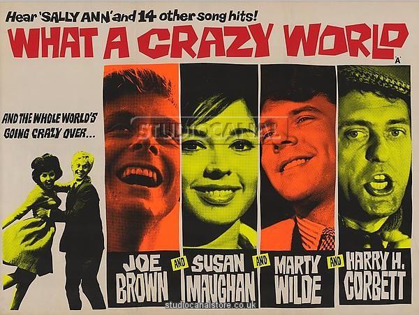 What a Crazy World poster - similar to The Little Humpbacked Horse