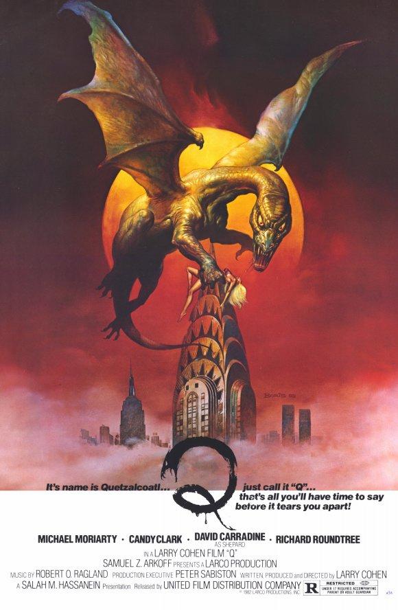 Q: The Winged Serpent poster - similar to Fire and Ice