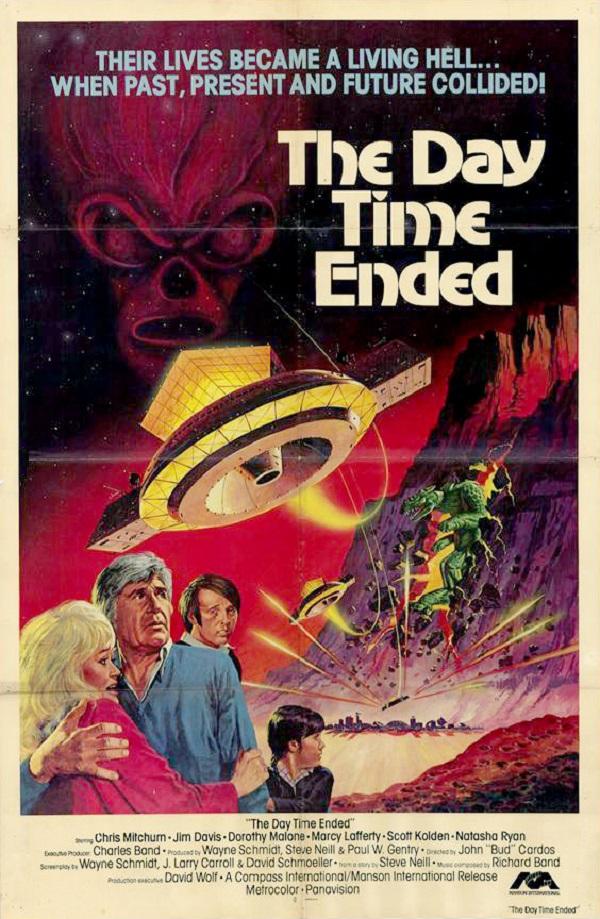 The Day Time Ended poster - similar to White Cannibal Queen
