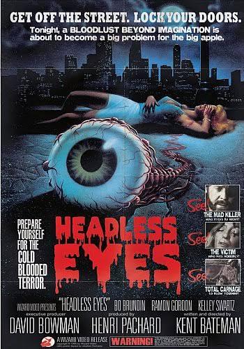Headless Eyes poster - similar to Satan's Sadists